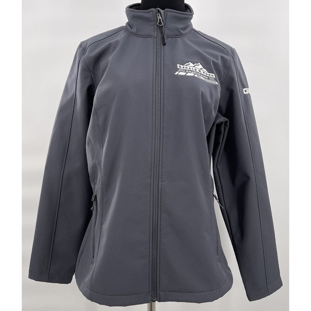 Port Authority Women’s Gray Jacket‎ Gerald Ford Amphitheater Vail Colorado Large